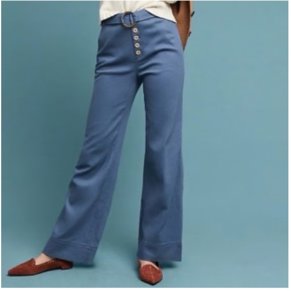 Anthropologie Cassidy Wide Leg Pants